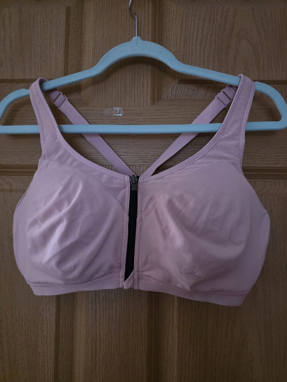 Victoria's Secret Sport Knockout Front Zip Sports Bra Pink 36DD